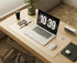 RENMTURE Double-Sided Faux Leather Desk Mat, Large Mouse Pad for Home and Office, Beige/Brown (32"x16")