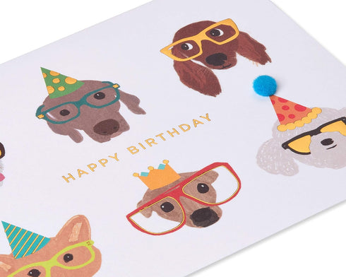 Papyrus Dog Birthday Card - Celebrating You Today