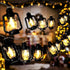 Generic 10 Pcs Black Lantern LED String Lights for Ramadan - 1.5M Warm