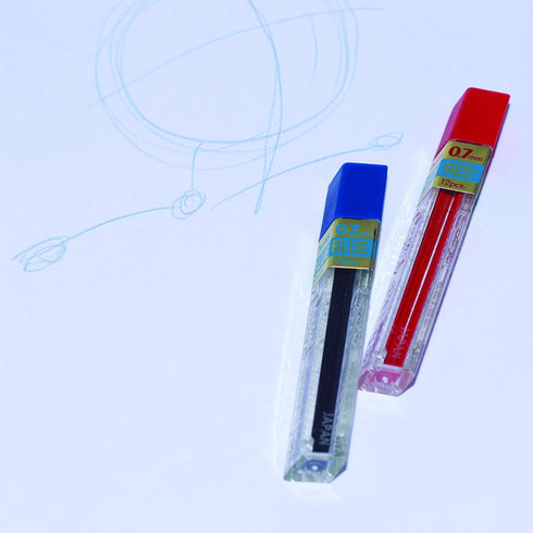 Pentel 12 Pcs/Tube Blue Refill Lead (0.5mm) - 12 Tubes of Lead (PPB-5)