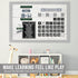 Hadley Designs Farmhouse Classroom Calendar Set - Bulletin Board Calendar for Classroom Decor, Teacher Supplies