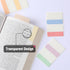 Mr. Pen Sticky Index Tabs, 500 Pcs, 21 Sets, Colorful Page Markers for Notebooks, Binders, and Books