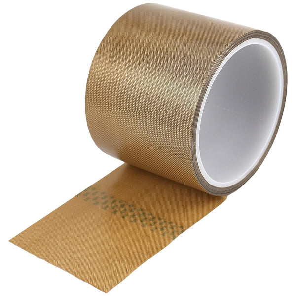 BOMEI PACK Teflone PTFE Glass Cloth Tape, 3-inch x 33 Feet, High Temperature Adhesive Tape for Vacuum Sealer