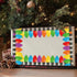 Whaline 32.8ft Christmas Light Bulletin Board Borders, Colorful Light Bulb Die-Cut Trim for Classroom