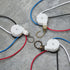 Zing Ear ZE-208S E89885 Ceiling Fan Switch 2PCS - 3 Speed 4 Wire Pull Chain Control for Fans and Wall Lamps (Brass)