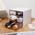 Ciieeo Desk Organizer with 4 Drawers - Clear Plastic Storage Box for Office Supplies, Pens, Markers, Cosmetics
