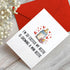 5.3''x8'' Excited My Bestie is Growing a Mini Bestie Funny Pregnancy Announcement Greeting for Best Friend, BFF, Soul
