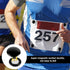Sopoloray 10 Pairs Magnetic Race Bib Clips,Marathon Race Number Holder with Magnets,Running Bib Fixing Clips