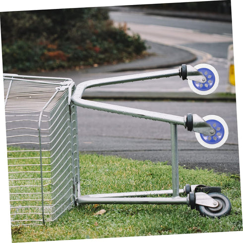 2pcs Veemoon Replacement Casters for Shopping Trolley Luggage Cart Rolling Chair Sturdy Wheel Easy to Install