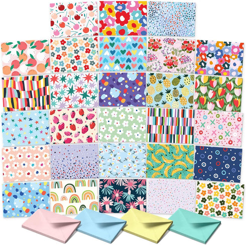 Set 100 Pack S&O Blank Cards for All Occasions in One Box - Blank Notecards for Handwritten Messages - All Occasion
