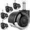 MaxGear 2 Inch Replacement Soft Mute Desk Chair Wheels, Heavy Duty Rolling for All Floors, Set of 5