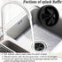 Garbage Disposal Splash Guard, 1-Pack Upgraded for InSinkErator Evolution Series, Removable Quiet Collar Drain Cover