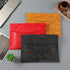 Enyuwlcm PU Leather A4 File Folder Document Holder, Stylish Portfolio Envelope Case with Snap Closure, Black