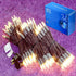 150 Commercial 50 LUCKY SHINE LED Warm White Christmas Lights, Grade Decorative Lighting String Brown Wire FT