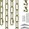 Omytie 12 Ft Heavy Duty Hanging Chain Kit with Connection Locks & Swag