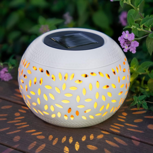 JMEXSUSS Solar Lanterns Outdoor Waterproof, LED Lanterns Decorative Outdoor, Lights Solar Table
