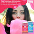 Concession Essentials /3lb -2ct Cotton Candy Floss Sugar -Pink Vanilla and Blue Raspberry Jars Each Flavor