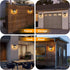3 1Pack LUTEC Solar Wall Lights Outdoor, Solar Wall Lanterns with Modes, Dusk to Dawn Motion Sensor Led Sconce Lights