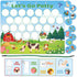 Bright Seed Reusable Magnetic Animals Potty Chart, Potty Training for Boys, Potty
