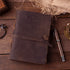 Vintage Leather Journal, Burnt Deckle Edge Vintage Paper, Handmade Leather Bound Journal, 240 Pages (9" x 6")
