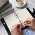 Tofun A6 6-Ring 7mm 80 160 Refillable Paper for Binders, Planner, Traveller Journal, Notebook, Dairy - Ruled Filler