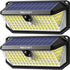 TECKNET 416 LED Solar Lights Outdoor Waterproof, 300 Angle & 3 Lighting
