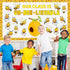 Bee Bulletin Board Decorations Set, gisgfim Summer Spring Sunflowers Borders Cutouts for Classroom Teacher Decor