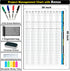 Large Project Management Vision Board for Wall, 36"x42" Laminated Whiteboard for Scheduling and Tracking Progress