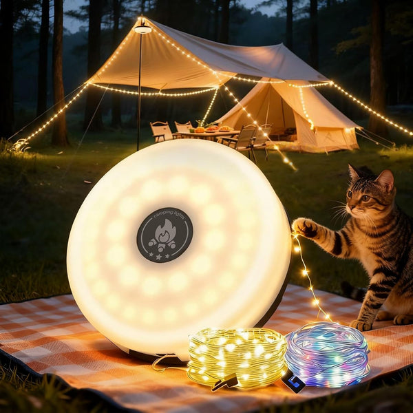 L LOHAS LED Upgraded Camping String Lights, 4 in 1 Quick Recovery
