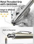 Nicpro 34PCS Art Mechanical Pencils Set, Metal Drafting Pencil 0.3 mm & 0.5 mm & 0.7 mm & 0.9 mm & 2PCS 2mm Lead Holder (6B 4B 2B HB 2H 4H Colors) For Sketching Drawing With 19 Tube Lead Refills Case by Nicpro