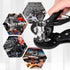 3PCS Set, Set 7 10 12Inch HAUTMEC Tongue and Groove Joint Pliers Tool Auto-Adjusting Water Pump Pliers with Storage