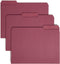 Smead Interior File Folder, Maroon, 1/3-Cut Tab, Letter Size, 100 per Box (10275)