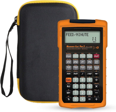 Khanka Hard Carrying Bag for Calculated Industries 4088 Machinist Calc Pro 2 Advanced Machining Calculator Replacement