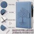 Estune 10 Pack Lined Journal Notebook - A5 Tree of Life Hardcover Leather Journal with 10 Pens for Travel and Work