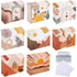 Estune 32 Pcs Decorative Hanging File Folders, Letter Size, Geometric, Marble, Quote Designs with Adjustable Tabs