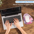 Rimilak Small Mouse Pad 6 x 7 Inch, Irregular Mini Mouse Pad with Non-Slip Rubber Base, Waterproof Compact Mouse Mat