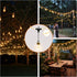 28.2FT, 12 Bulbs Dimmable 2700K, LED Outdoor Edison String Lights Waterproof with Remote Shatterproof with Timer and IC