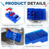 Multifunctional Test Tube Vial Rack, Trapezoidal Centrifuge Sample Bottles Rack, Stackable Vial Holder for 0.2ml-50ml