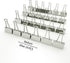 Nctinystore 24-Count Binder Clips, Metal Clamp 1-in / 25-mm, Little Smaller Than Medium Clips (Silver)