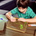 LED Note Board with Colors - Acrylic Light Up Dry Erase Board with Stand, Glow Memo Message Board with 7 Colors