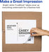 Avery Full-Sheet Shipping Labels, 8.5" x 11", White, 25 Blank Customizable Stickers for Mailing, Shipping, Organizing
