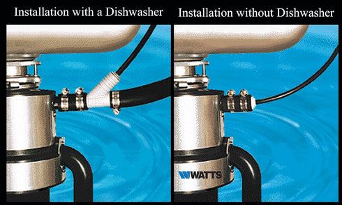 Watts Premier WP164020 DLA-D Drain Line Plumbing Adapter for Garbage Disposal, Universal, White