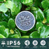 6 12 Pack SOLPEX Solar Garden Lights Outdoor, Color Stainless Steel Led Pathway Lights,Halloween/Christmas Solar