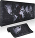 Yuhijoy Mouse Pad Gaming - Desk Mat for Keyboard and Mouse -Black World