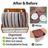 8-Tier Sandpaper Organizer for 5 Inch Sanding Discs, Woodworking Tool Box Storage Rack (Excluding Sandpaper), 1 Pack