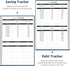 Account Sunset Aesthetic Budget Planner - Monthly Finance Planner with Expense Tracker, Undated Bill Organizer, Budget