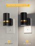 5000K, Dimmable 0-100LM, 2 Pack L LOHAS LED Night Lights Plug into Wall, Dusk to Dawn, Daylight White Night Light