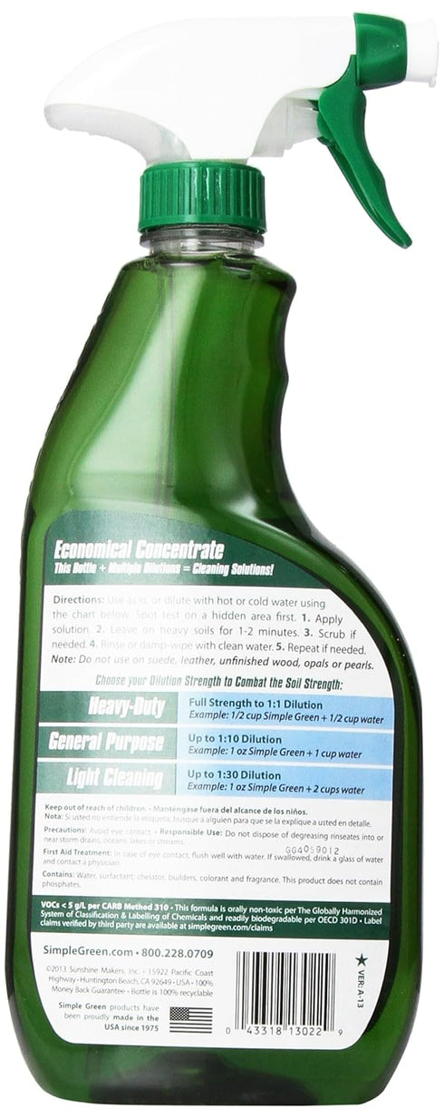 22 Oz Simple Green All Purpose Cleaner, Fl