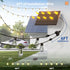 102FT(96FT+6) 34 Dimmable Bulbs addlon Solar String Lights Outdoor Waterproof with USB Port & Remote Control Solar