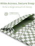 Cute Server Book for Waitress with Zipper & Magnetic Pockets Retro Checkerboard Guest Check Holder Organizer